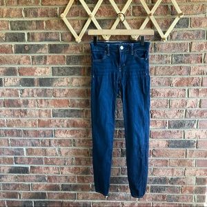 { AEO } Dark Wash Super Stretch Skinny Jeggings Jeans